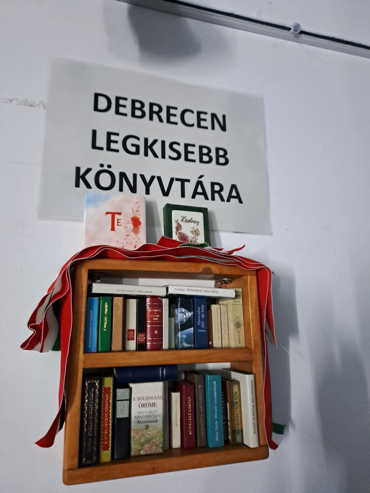 Debrecen legkisebb könyvtára