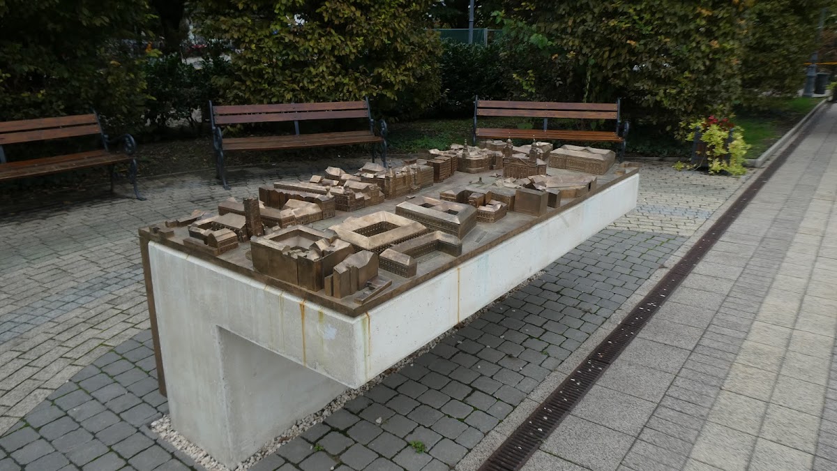 Debrecen belváros makettje