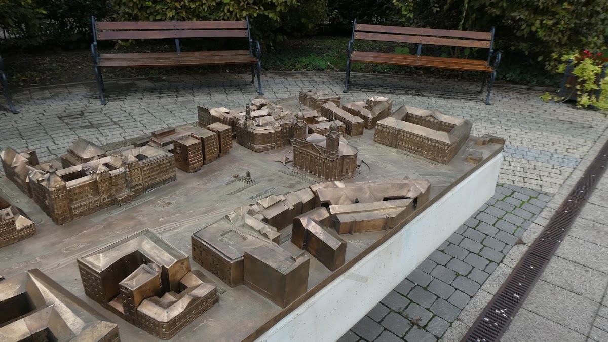 Debrecen belváros makettje