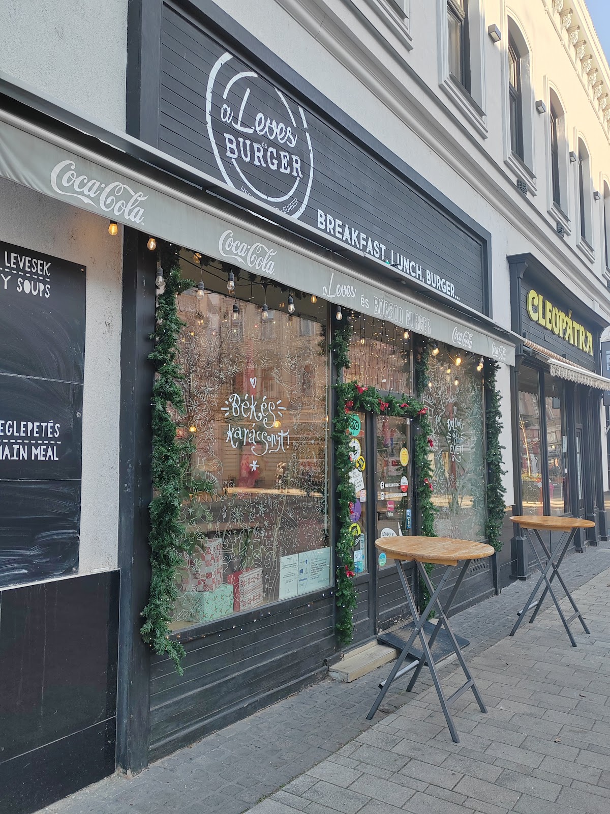 A LEVES és BORSOD BURGER